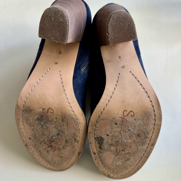 Splendid blue suede bootie 3 1/2” heel Great Condition size 8 - Picture 6 of 6